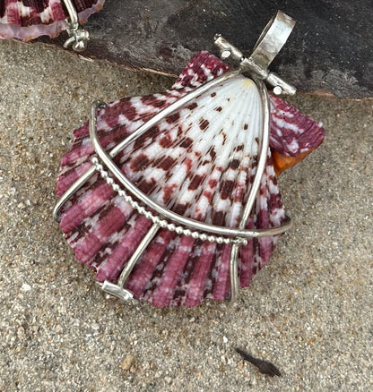 Scallop locket